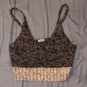Free people knit crop tank top